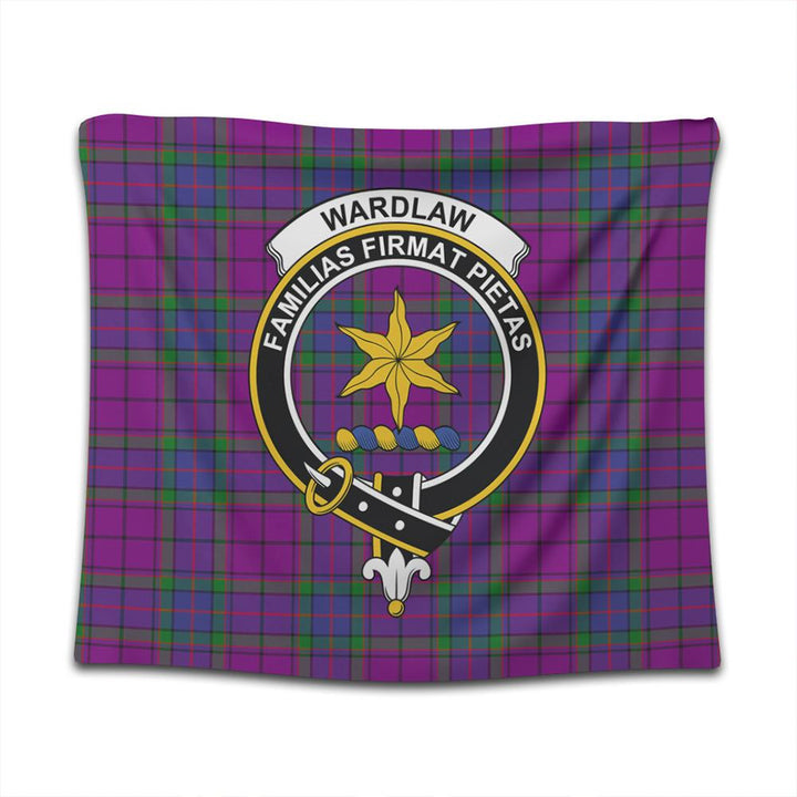 Wardlaw Modern Tartan Classic Crest Tapestry