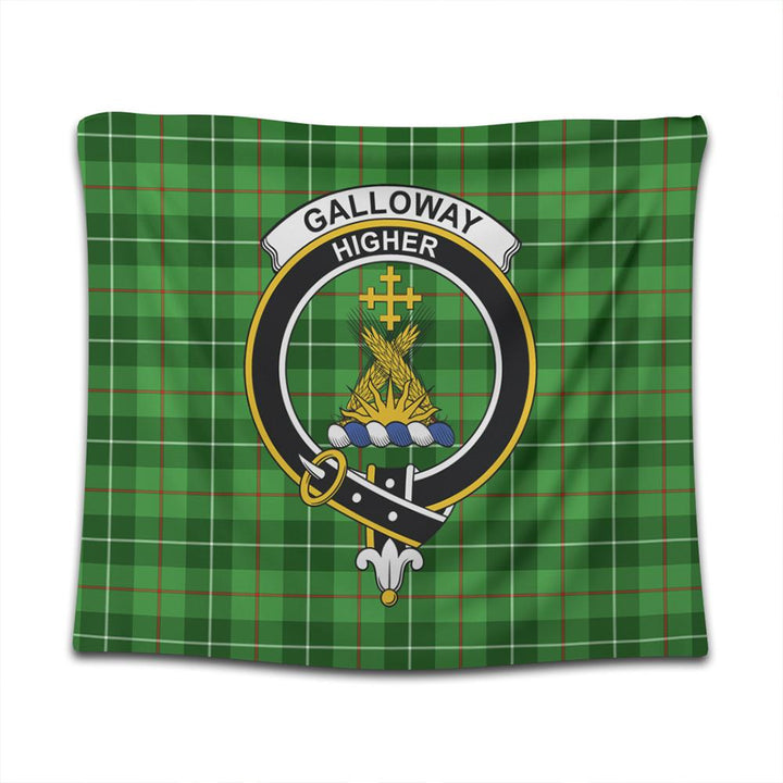 Galloway District Tartan Classic Crest Tapestry