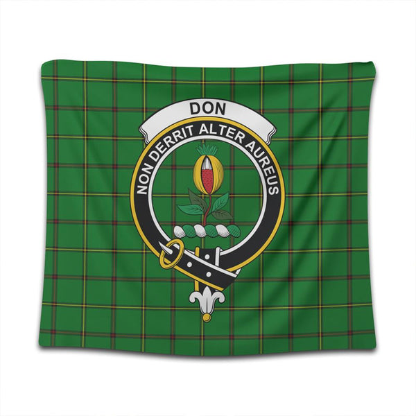 Don (Tribe-of-Mar) Tartan Classic Crest Tapestry