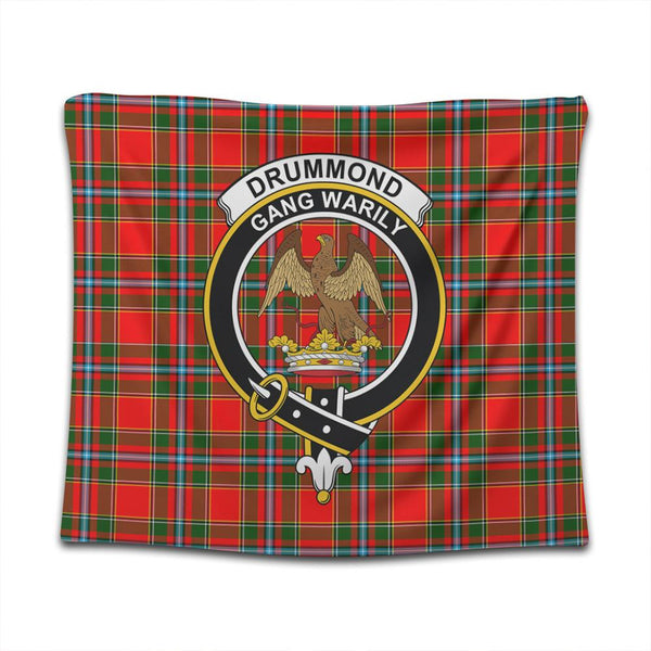Drummond of Perth Tartan Classic Crest Tapestry