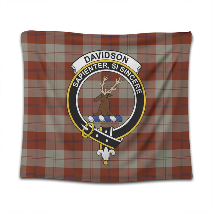 Davidson Dress Dancers Tartan Classic Crest Tapestry