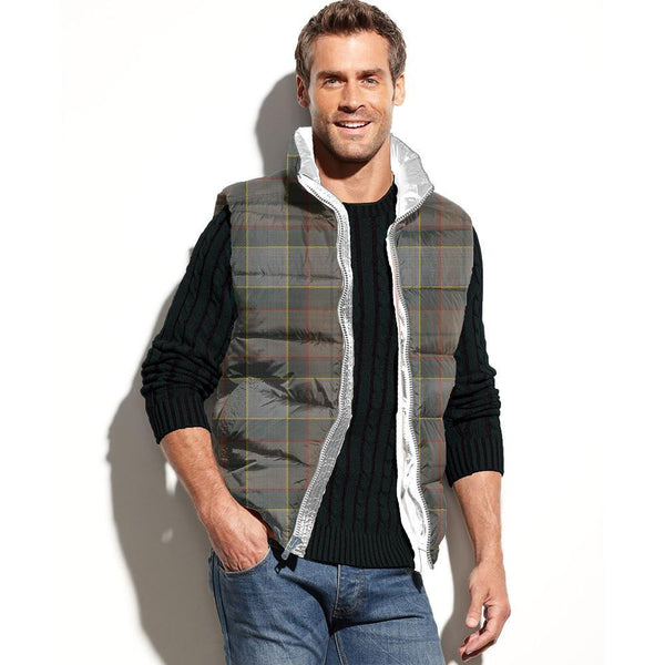 Outlander Fraser Tartan Classic Puffer Vest for Men and Women
