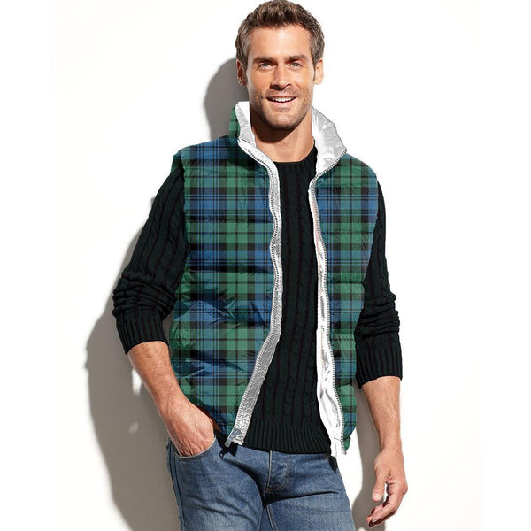 Campbell Ancient 02 Tartan Classic Puffer Vest for Men and Women