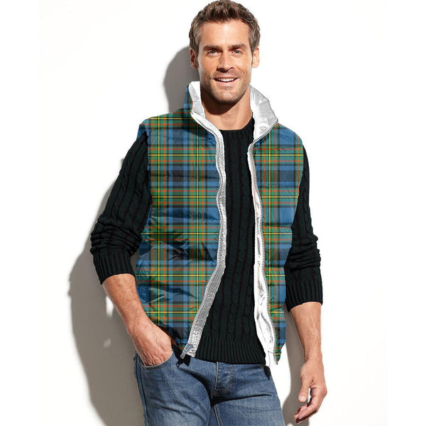 Gillies Ancient Tartan Classic Puffer Vest for Men and Women