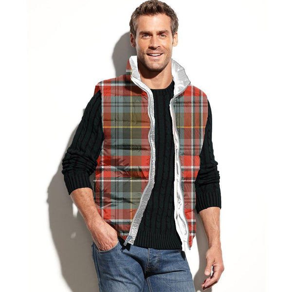 MacPherson Weathered Tartan Classic Puffer Vest for Men and Women