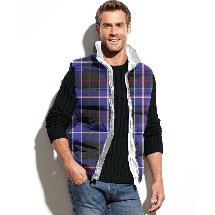Dunlop Modern Tartan Classic Puffer Vest for Men and Women