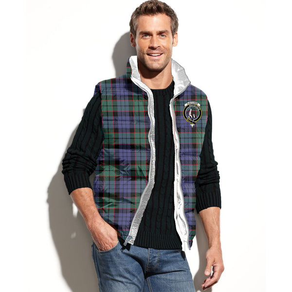 Fletcher Tartan Classic Crest Puffer Vest For Men and Women