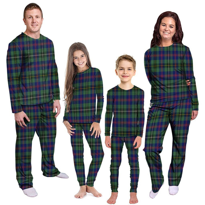 Wood Modern Tartan Classic Pyjama Family Set