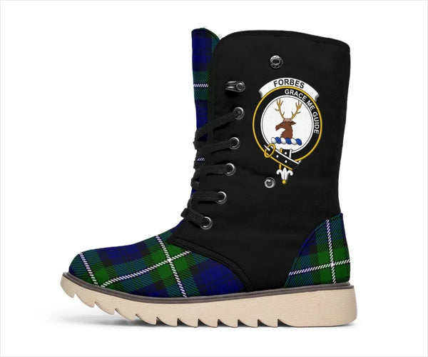 Forbes Tartan Classic Crest Snow Boots
