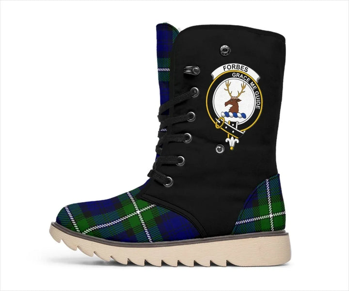 Forbes Tartan Classic Crest Snow Boots