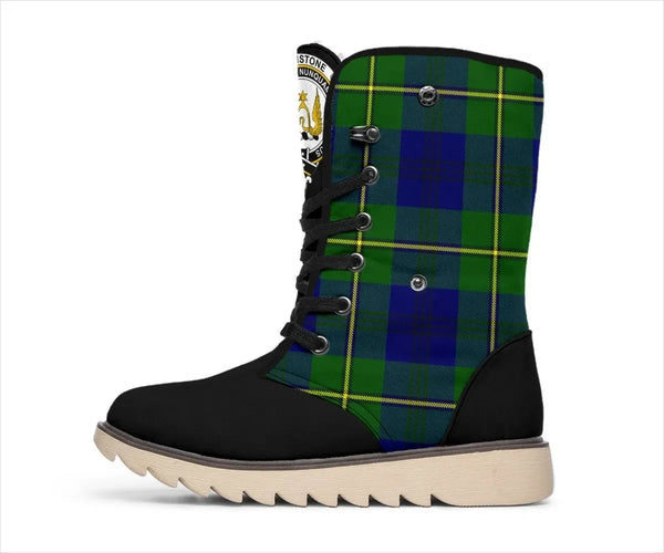 Johnstone Tartan Classic Crest Snow Boots