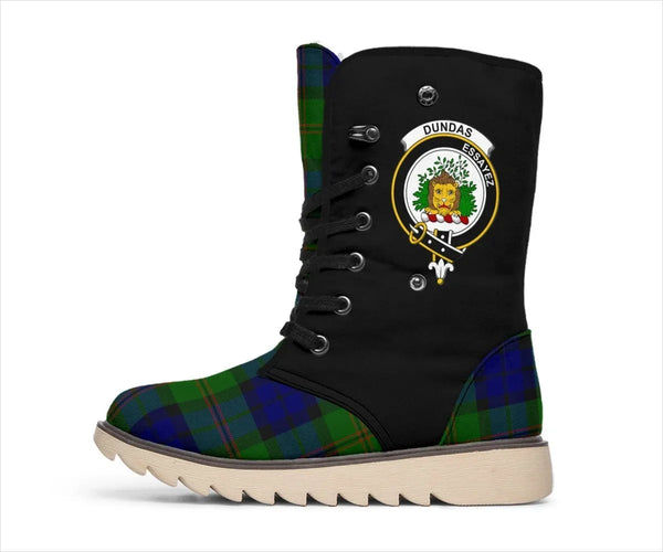 Dundas Tartan Classic Crest Snow Boots