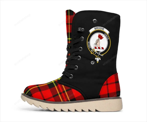 Brodie Tartan Classic Crest Snow Boots