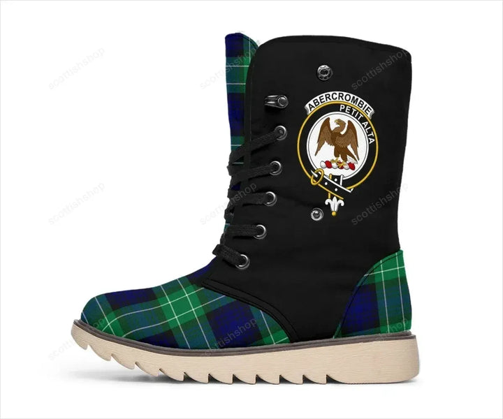 Abercrombie Tartan Classic Crest Snow Boots