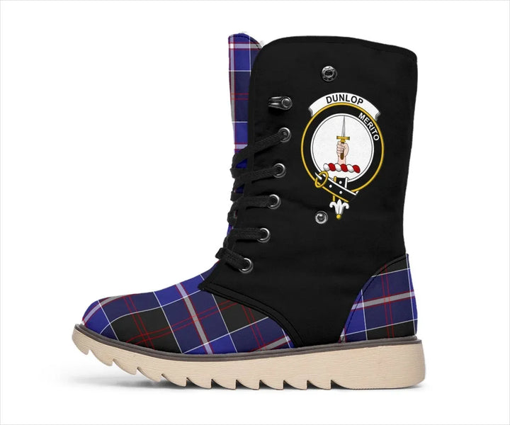 Dunlop Tartan Classic Crest Snow Boots