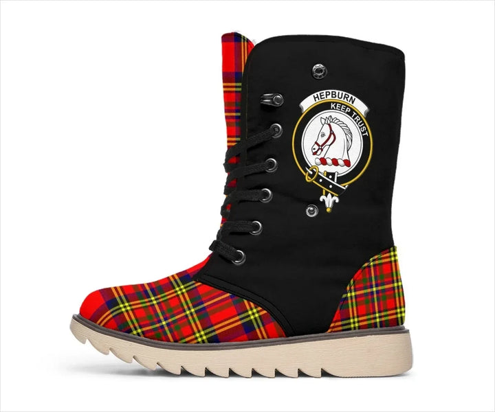 Hepburn Tartan Classic Crest Snow Boots