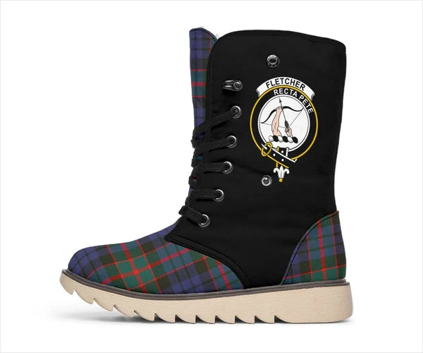 Fletcher Tartan Classic Crest Snow Boots