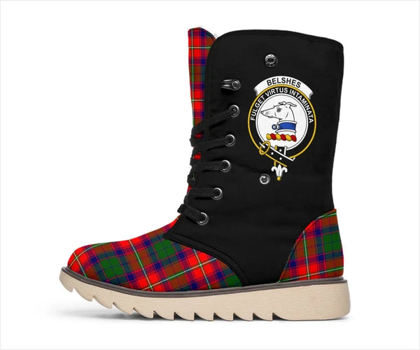 Belshes Tartan Classic Crest Snow Boots