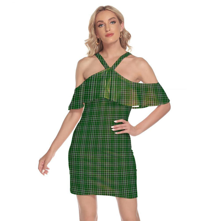 Gayre Dress Tartan Classic Shoulder Cami Dress
