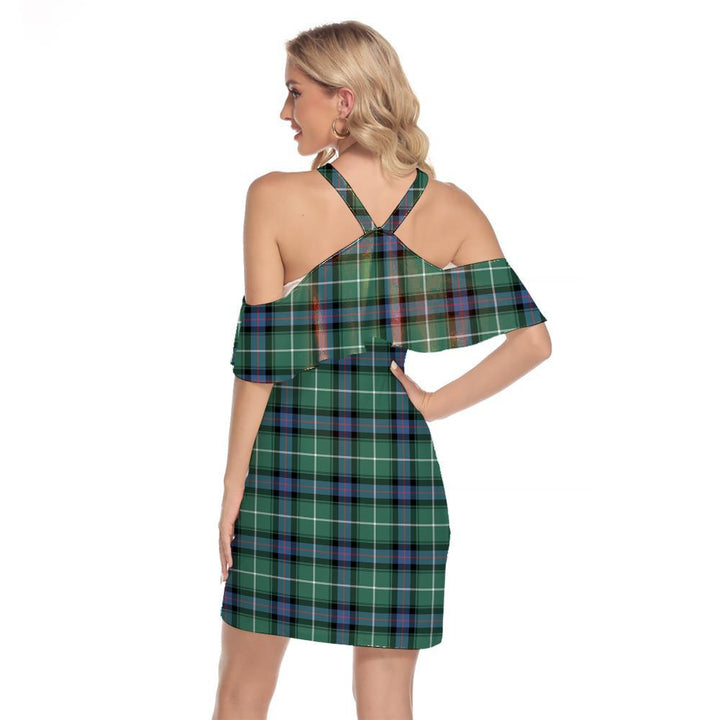 MacDonald of the Isles Hunting Ancient Tartan Classic Shoulder Cami Dress