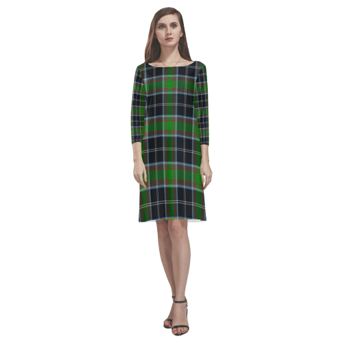 Webster Tartan Classic Round Neck Dress