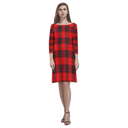 Wemyss Modern Tartan Classic Round Neck Dress
