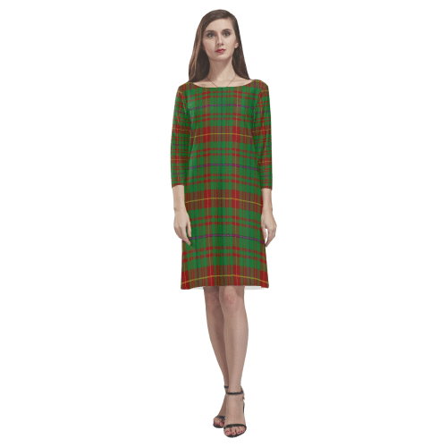 Fulton Tartan Classic Round Neck Dress