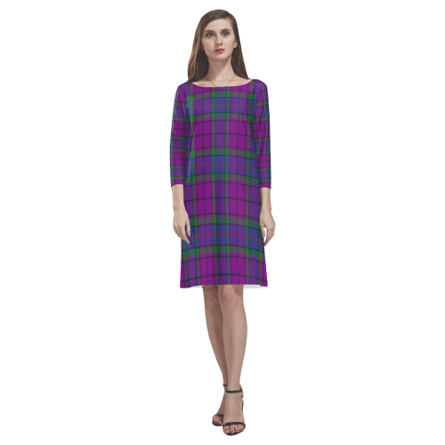 Wardlaw Tartan Classic Round Neck Dress