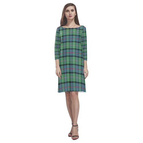 Macthomas Ancient Tartan Classic Round Neck Dress