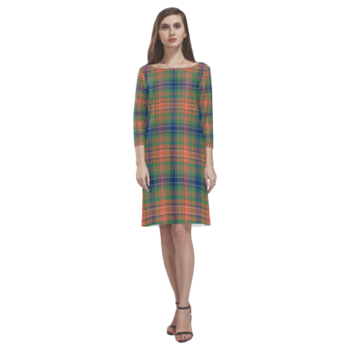 Wilson Ancient Tartan Classic Round Neck Dress