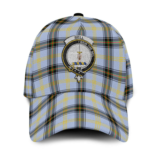 Bell Tartan Crest Embroidery Classic Cap