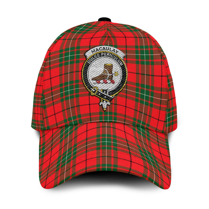 MacAulay Tartan Crest Embroidery Classic Cap