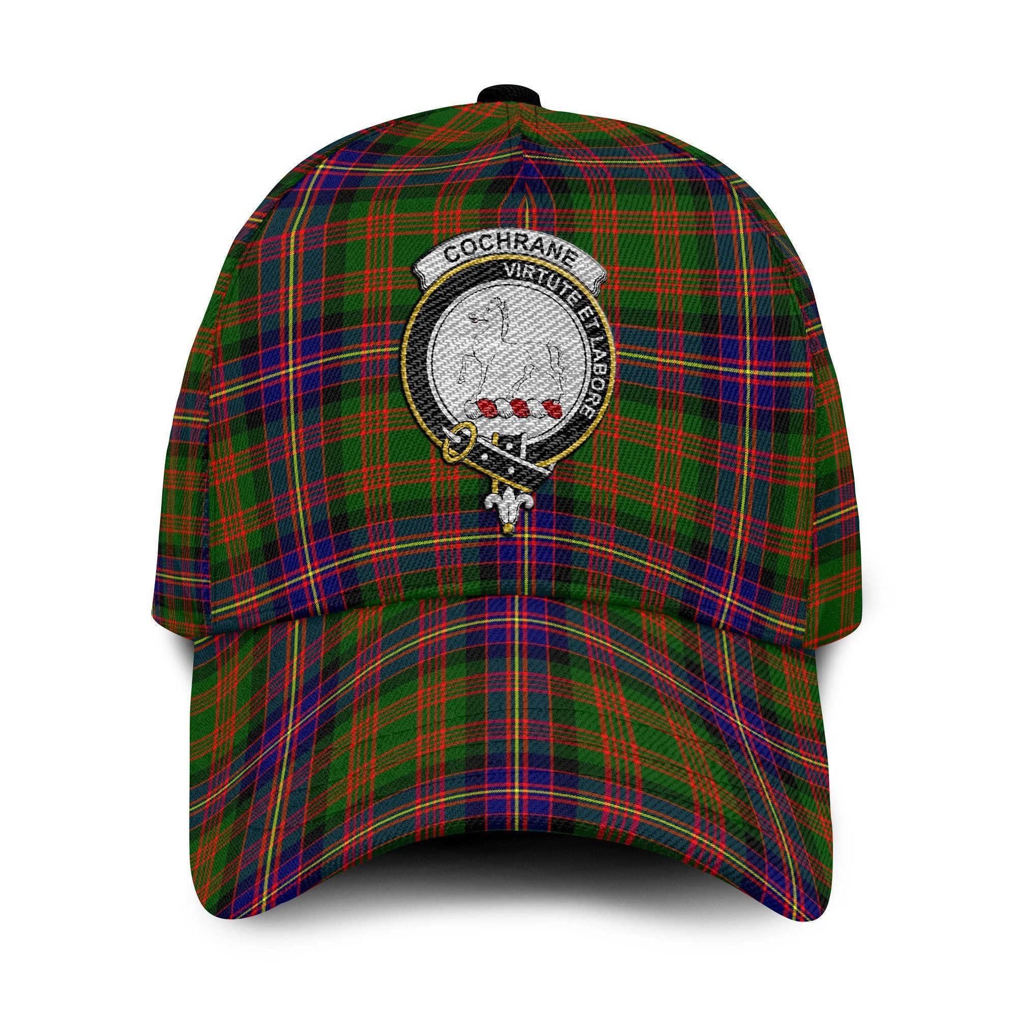 Cochrane Modern Tartan Crest Men's Tank Top - Cross Style main image 1