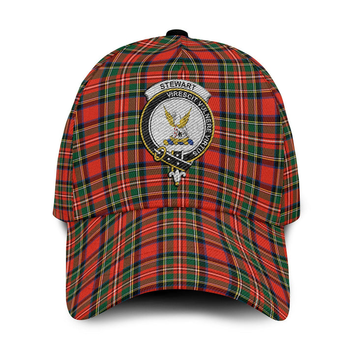 Stewart (High Stewards) Tartan Crest Embroidery Classic Cap