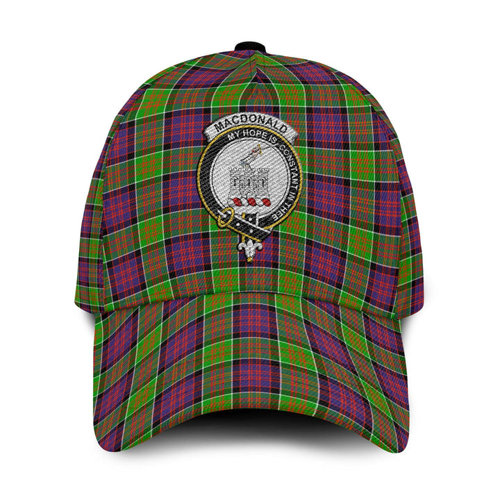 MacDonald (Clan Ranald) Tartan Crest Embroidery Classic Cap