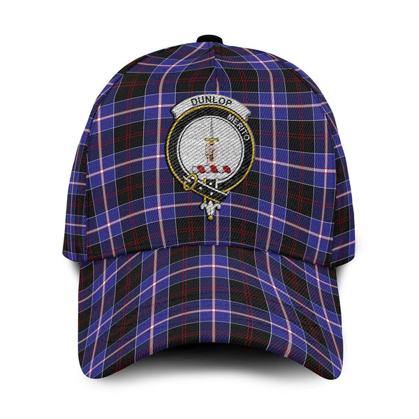 Dunlop Tartan Crest Embroidery Classic Cap