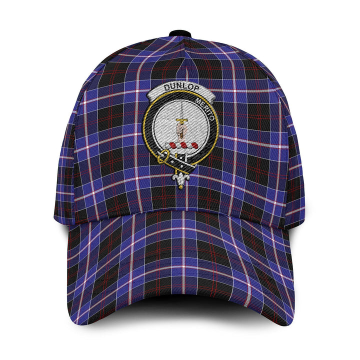 Dunlop Tartan Crest Embroidery Classic Cap