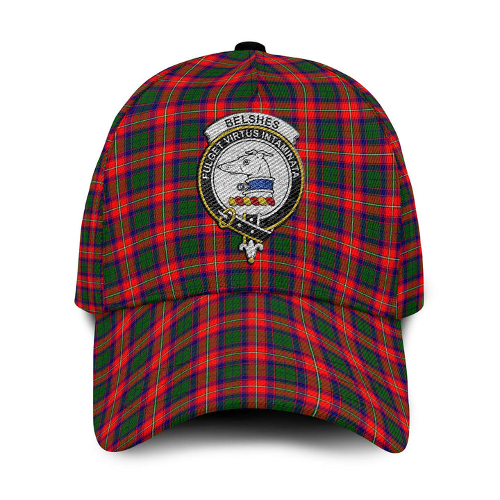 Belshes Tartan Crest Embroidery Classic Cap