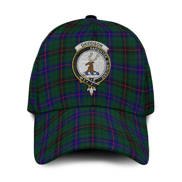 Davidson Tartan Crest Embroidery Classic Cap