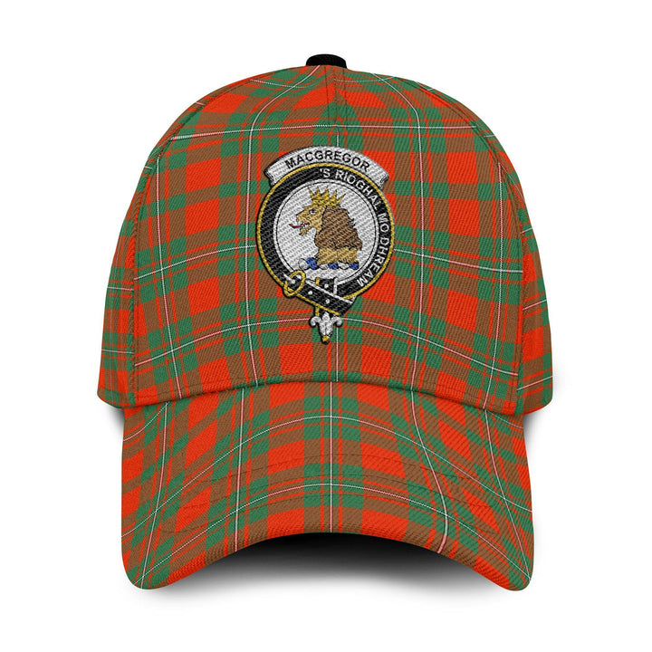 MacGregor Tartan Crest Embroidery Classic Cap