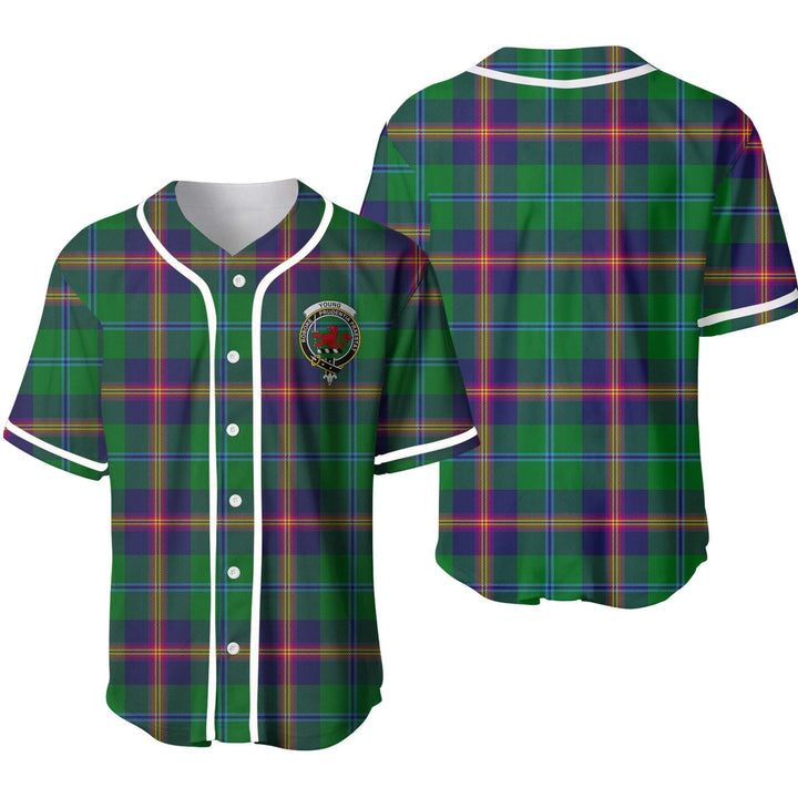 Young Tartan Classic Baseball Jersey