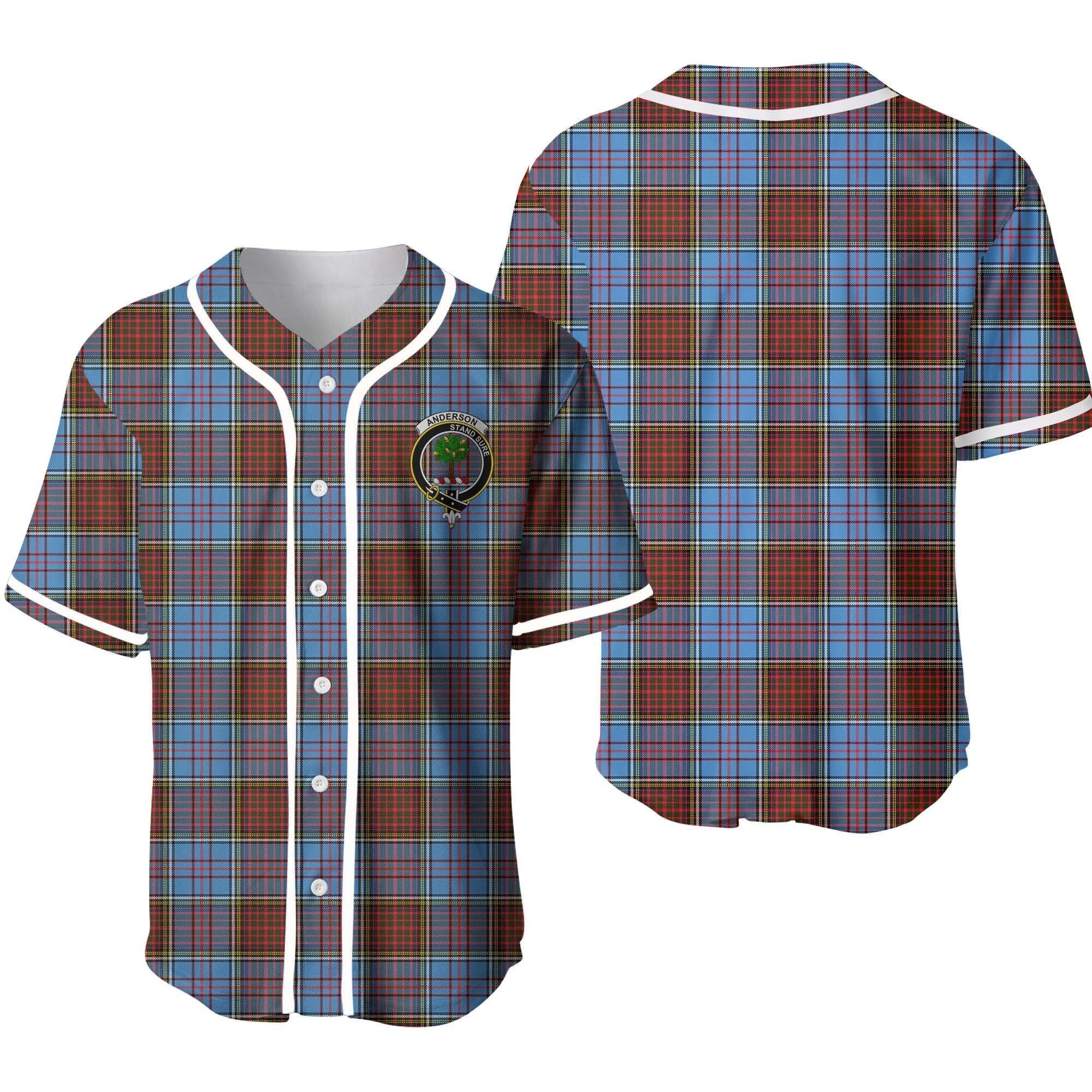 Cumming Tartan Crest Baseball Jersey main image 0