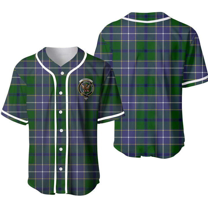 Wishart Tartan Classic Baseball Jersey