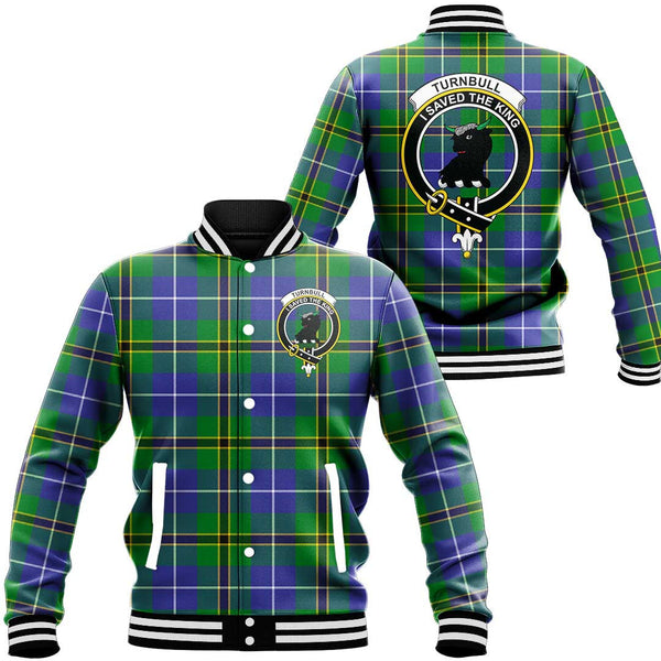 Turnbull Hunting Tartan Classic Crest Baseball Jacket