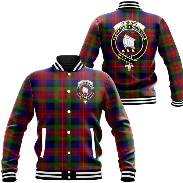 Tennant Tartan Classic Crest Baseball Jacket