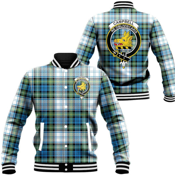 Campbell Dress Tartan Classic Crest Baseball Jacket