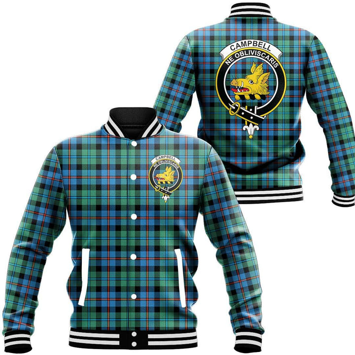Campbell of Cawdor Ancient Tartan Classic Crest Baseball Jacket
