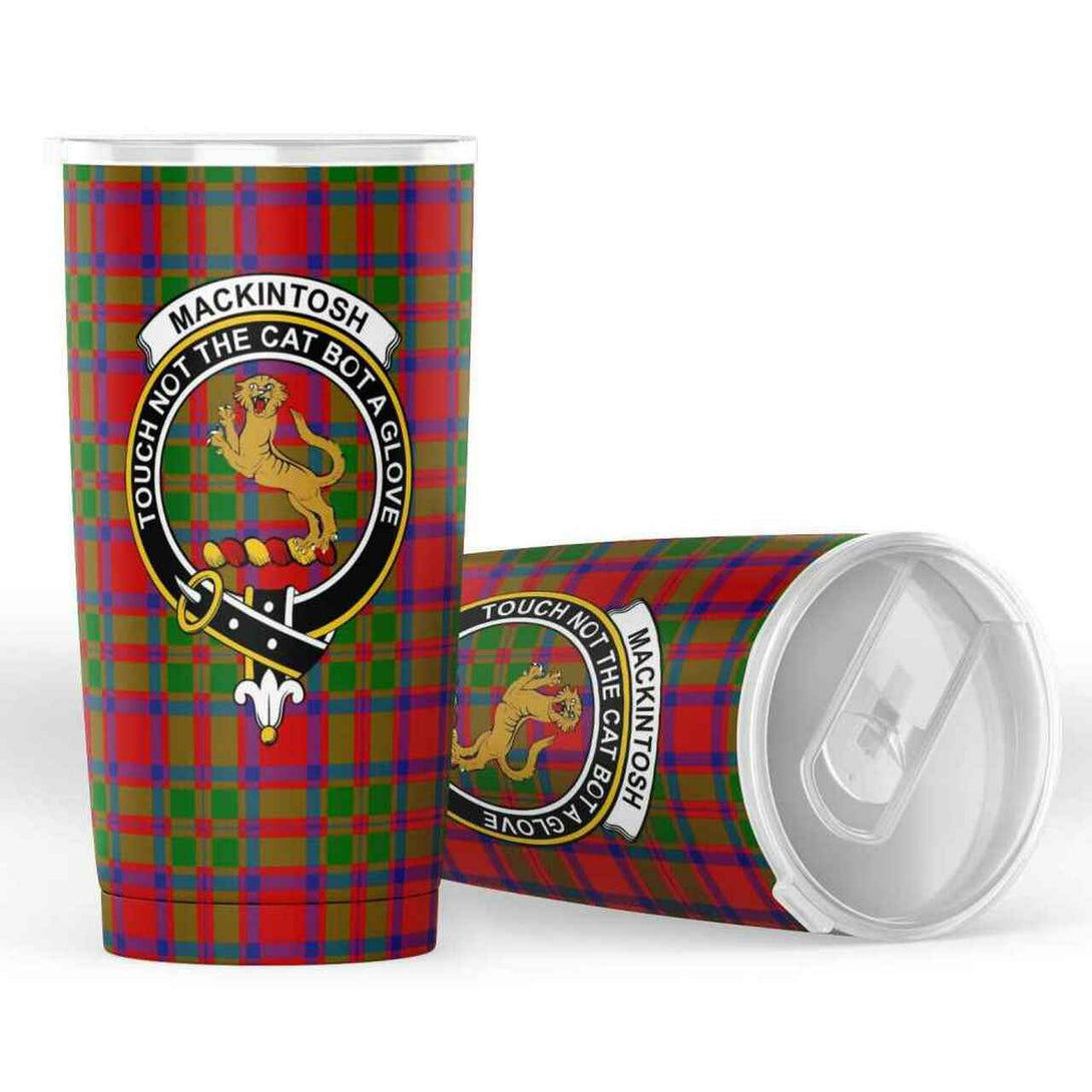MacKintosh Hunting Ancient Tartan Crest Christmas Ceramic Ornament