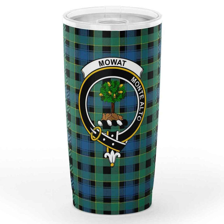 Mowat (of Inglistoun) Tartan Classic Crest Tumbler