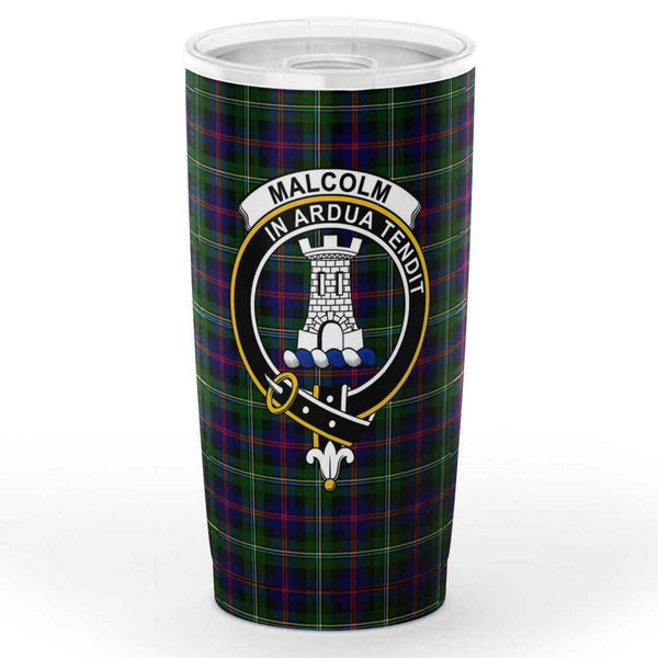 Malcolm (or MacCallum) Tartan Classic Crest Tumbler
